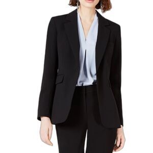 Bar iii Women's size 2 Black Blazer w/ gold buttons